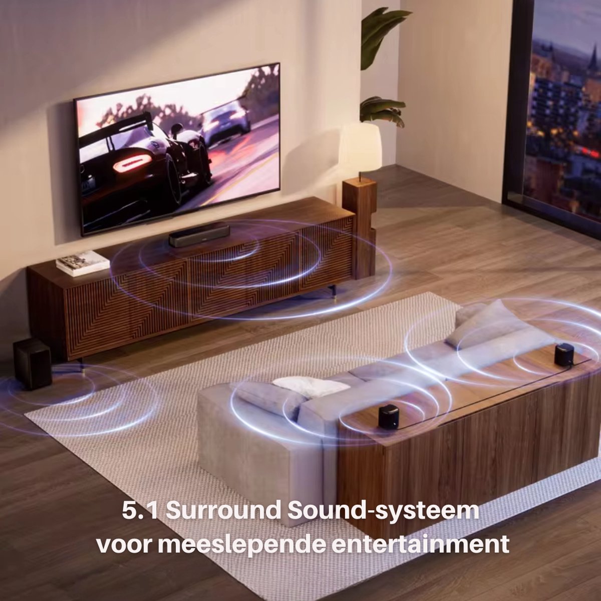 Wat vinden we goed aan de Soundbar Surround Sound System voor TV Home Theater