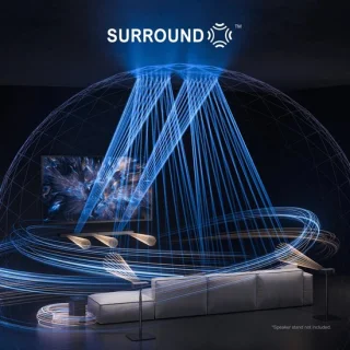 Soundbar-systeem met draadloze subwoofer - zwart