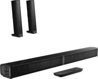 Soundbar tv 75 cm zwart