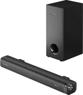 Soundbar tv met bedrade subwoofer