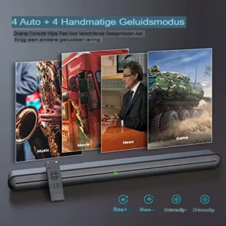 Soundbar voor pc 91 cm met HDMI-kabel