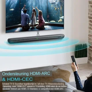 Soundbar voor pc 91 cm met HDMI-kabel