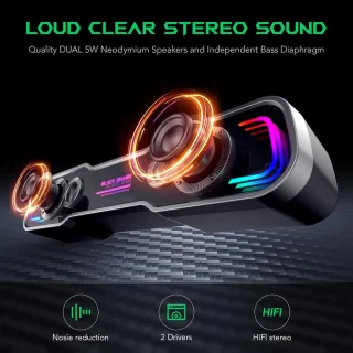 Soundbar voor PC, Laptop en Monitor