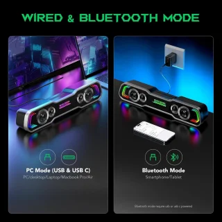 Soundbar voor PC, Laptop en Monitor