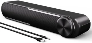 Soundbar voor pc Zwart