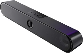 Soundbar voor tv, bluetooth speaker, 3d surround geluid, 40 cm, zwart