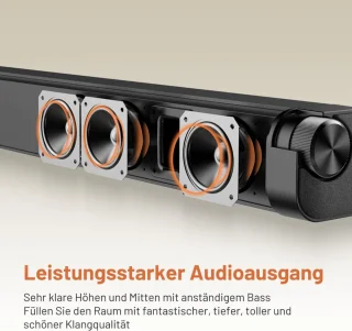 Soundbar Voor TV Compact Bluetooth Met Afstandsbediening