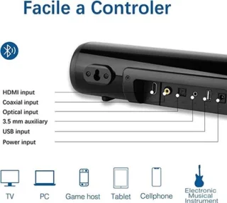 Soundbar voor tv en pc