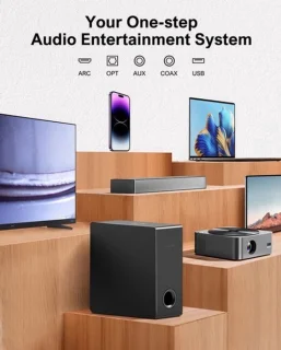 Soundbar voor tv met subwoofer