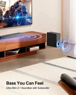 Soundbar voor tv met subwoofer