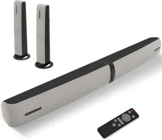 Soundbar voor tv - zilver