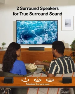 Soundbar voor tv - zwart