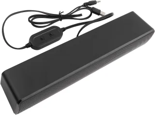Soundbar voor tv's - zwart - USB-luidspreker voor pc - m-winkel