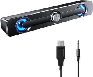 Soundbar – zwart – voor pc en laptop