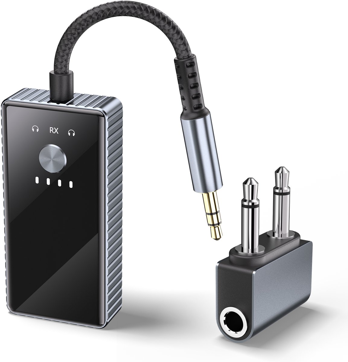De Sounix USB 7.1 Audio Adapter Grijs in één oogopslag