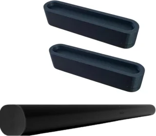 Speakervoetjes voor soundbar - Set van 2 - Zwart