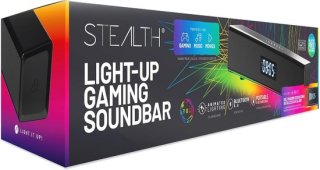 STEALTH Gaming Soundbar — Compacte krachtpatser voor desktop en onderweg