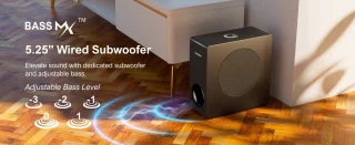 Stemily Soundbar 200W met Subwoofer Bluetooth 5.3