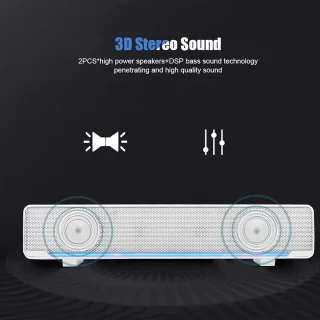 Stereo soundbar