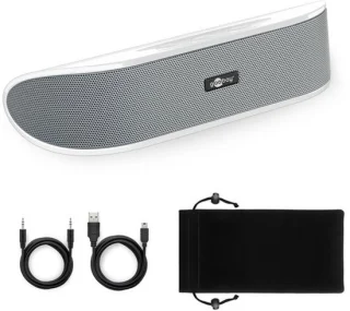 Stereo soundbar luidspreker - 6,6 x 21,08 x 5,08 cm - 6 watt - aluminium