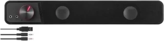 Stereo soundbar - zwart