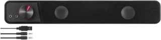 Stereo soundbar - zwart