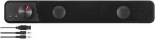 Stereo soundbar - zwart