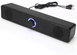 Stereo USB-computerluidsprekers met 3,5 mm AUX