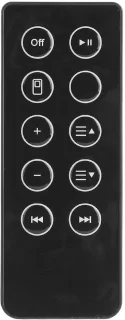 De Store_9 Vervangende Afstandsbediening voor SoundDock Soundbar in één oogopslag
