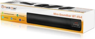 Technaxx Musicman BT-X54 Mini-Soundbar Zwart
