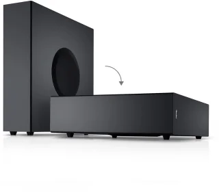 Teufel CINEBAR 11 Soundbar 2.1 Set zwart