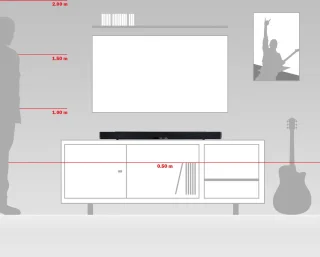 Teufel CINEBAR LUX Bluetooth Soundbar Wit