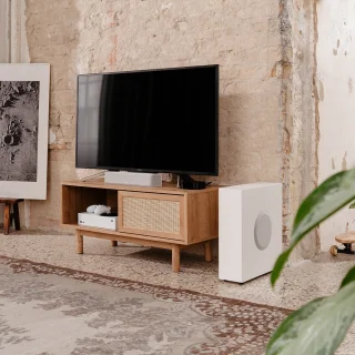 Teufel CINEBAR ONE+ soundbar wit met subwoofer