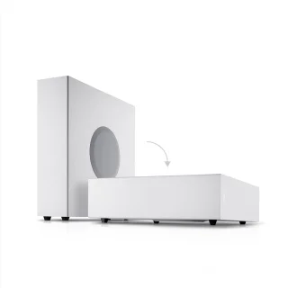 Teufel CINEBAR ONE+ soundbar wit met subwoofer