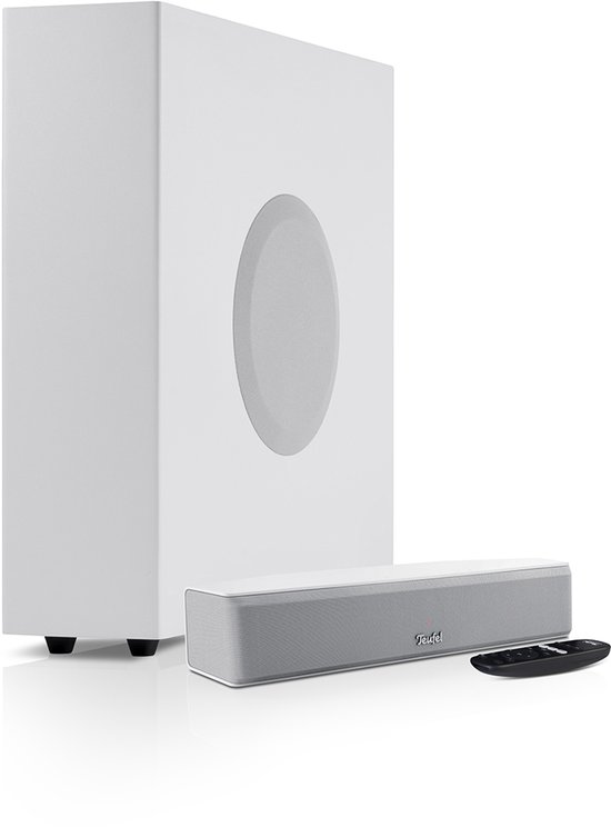 Teufel CINEBAR ONE+ soundbar wit met subwoofer