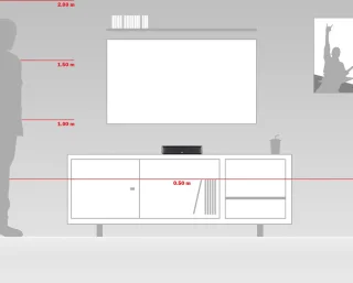 Teufel CINEBAR ONE Soundbar Zwart