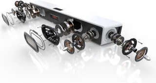 Teufel CINEBAR ULTIMA Bluetooth Soundbar Wit