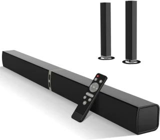 De Thijox 2.0-kanaals Bluetooth soundbar in één oogopslag