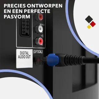 Toslink kabel 3 m - optische digitale audiokabel