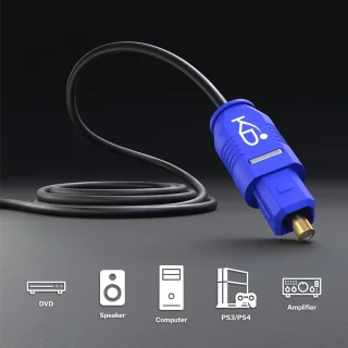 TOSLINK Optische Audiokabel 15 m