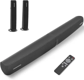Tv-geluidsbox zwart