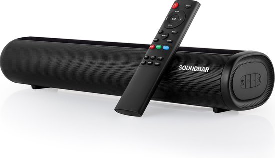 Compacte TV Soundbar 2.0 met Bluetooth 5.0 en veelzijdige aansluitingen