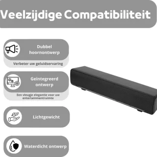 TV Soundbar met Subwoofer