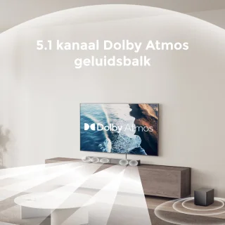 ULTIMEA 5.1 Dolby Atmos Soundbar Set Zwart