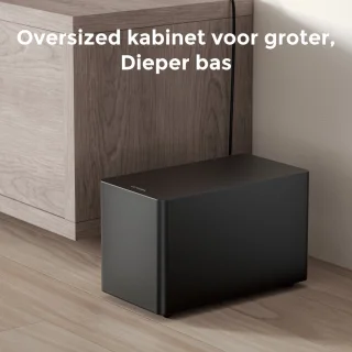 ULTIMEA 5.1 Dolby Atmos Soundbar Set Zwart