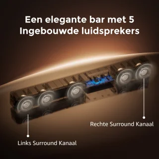ULTIMEA 5.1 Dolby Atmos Soundbar Set Zwart