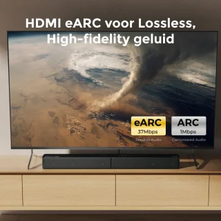 ULTIMEA 5.1 Dolby Atmos Soundbar Set Zwart