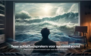 ULTIMEA 5.1 Soundbar met Draadloze Subwoofer Zwart