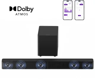 Ultimea 5.1 Soundbar met Draadloze Subwoofer Zwart