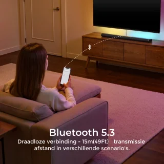 ULTIMEA 9.1-kanaals Dolby Atmos Soundbar Zwart